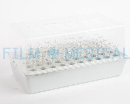 Glass Test Tubes In Plastic Container 